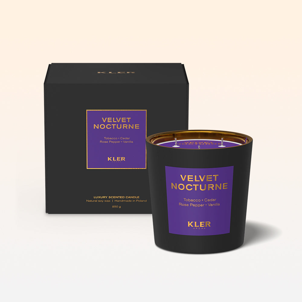 ŚWIECA SOJOWA VELVET NOCTURNE ŚREDNIA